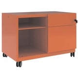 BISLEY NoteTM Caddy Rollcontainer orange 2 Auszüge 80,0 x 49,0 x 56,3 cm