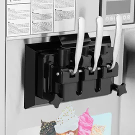 Royal Catering Softeismaschine - 33 l/h - 2140 W - LED - 3 Sorten -