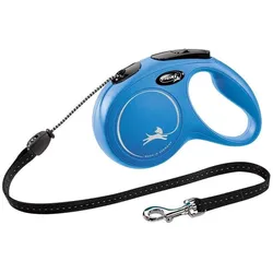 FLEXI New Classic Leine blau S 8m bis 12kg - Schnur