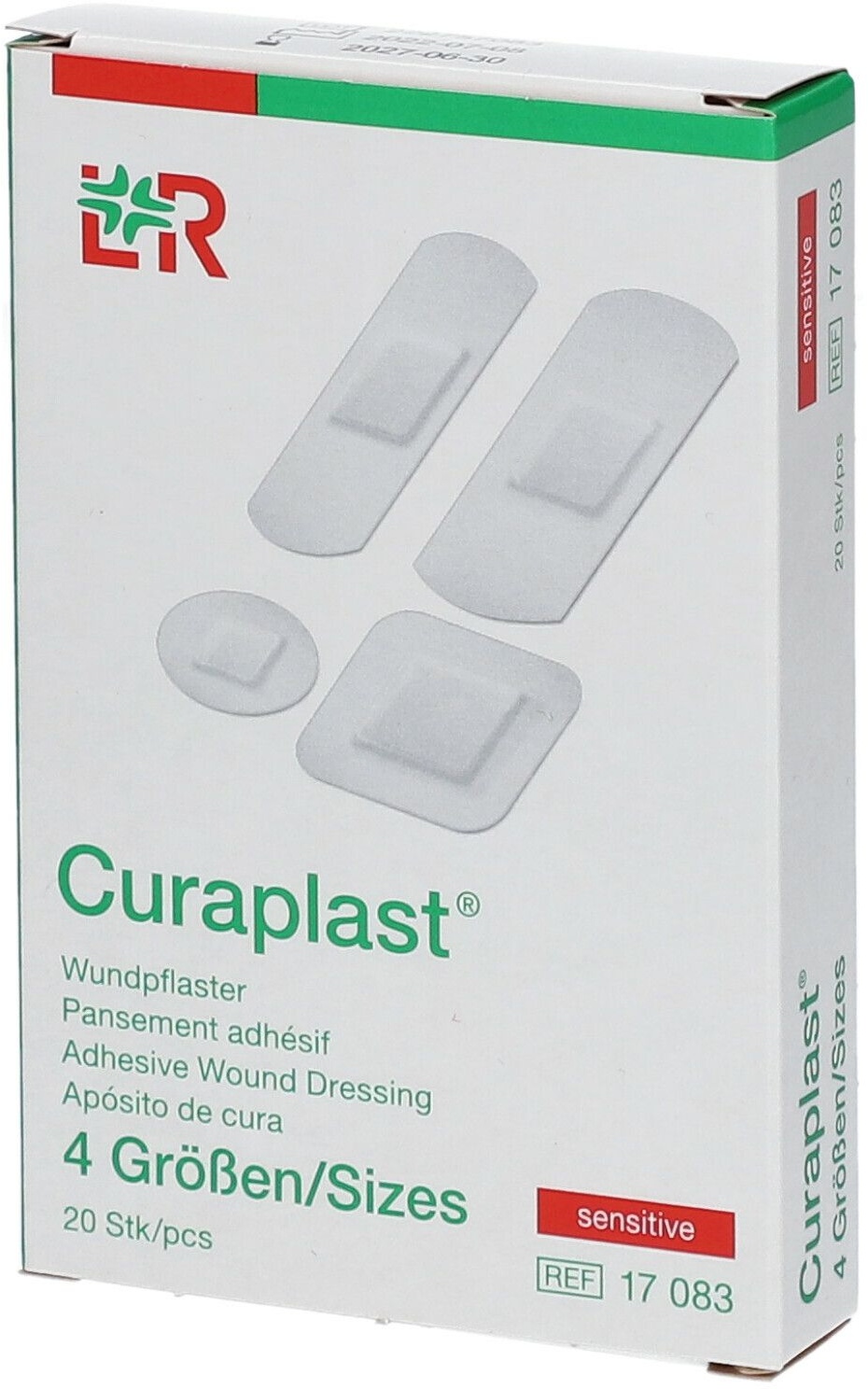 Curaplast® sensitiv strips sortiert