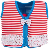 Die original Konfidence Unisex-Kinder Schwimmweste, Mehrfarbig (Marthas Red Stripe & Frills), 4-5 Jahre