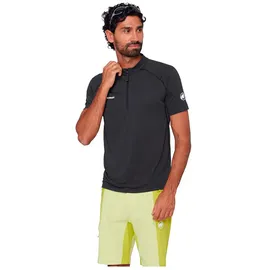 Mammut Ducan FL Halbreißverschluss T-Shirt Schwarz L