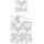 IRISETTE Nova 8388 grau 155 x 220 cm + 80 x 80 cm