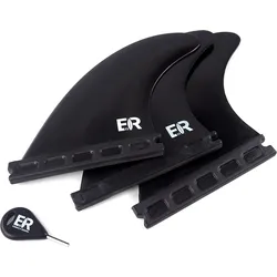 Surfboard Finnen Future Thruster Set Medium G5 mit Fin Key SCHWARZ No Size