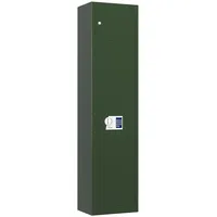 Rottner Munitionsschrank Max Elektronikschloss Grün, BxH 37 x 150 cm, Stahl, Elektronikschloss mechanischer Notöffnung, für 5 Langwaffen, Innentresor, Putzstockhalterung, inkl. Befestigungsmaterial