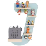 BOARTI Kinderregal Buchstabe J Holz grün