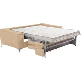 Egoitaliano Schlafcouch Mikrofaser 3-1 Garnitur Beige