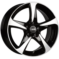 DBV 5SP 001 8,0 x 18 5 x 112 ET30 Schwarz Glänzend