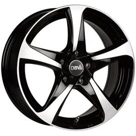 DBV 5SP 001 8,0 x 18 5 x 112 ET30 Schwarz Glänzend