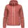 Ragwear Sweatjacke "Nordicka", Damen, Gr. XXXL(46), rosa (altrosa), Fleece, Obermaterial: 100% Polyester.