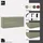 Set One by Musterring Lowboard 137 cm Olivgrün Glas