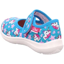 Beck Unicorn Slipper, Türkis, 34 EU