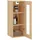 vidaXL Wandschrank Sonoma-Eiche 34,5x34x90 cm
