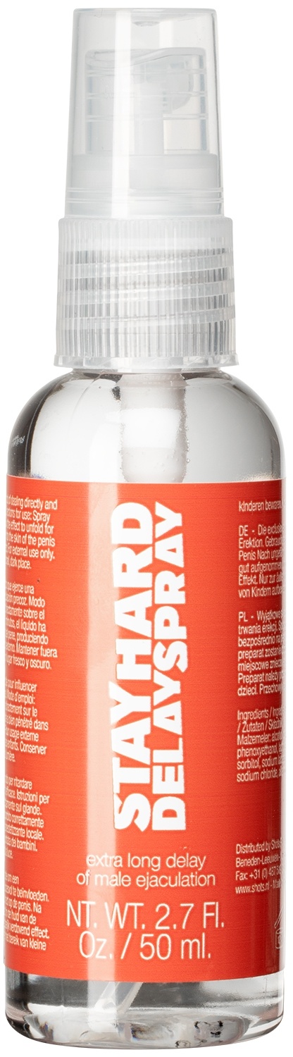 Stay Hard Spray gegen vorzeitige Ejakulation 50 ml - Klar - Klar