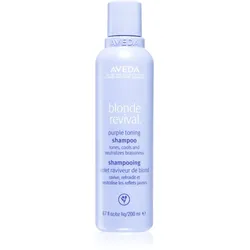 Aveda Blonde RevivalTM Purple Toning Shampoo Silbershampoo und Tönungsshampoo für blondiertes Haar oder Strähnchen 200 ml