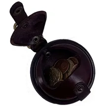 Mika Taschen-Anhänger klein Sattelleder 7cm braun
