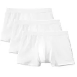 CALIDA Herren Boxershorts, 3er Pack - Natural Benefit, Elastikbund, Single Jersey Weiß S