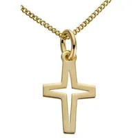FIRETTI Kreuzanhänger Gold 333