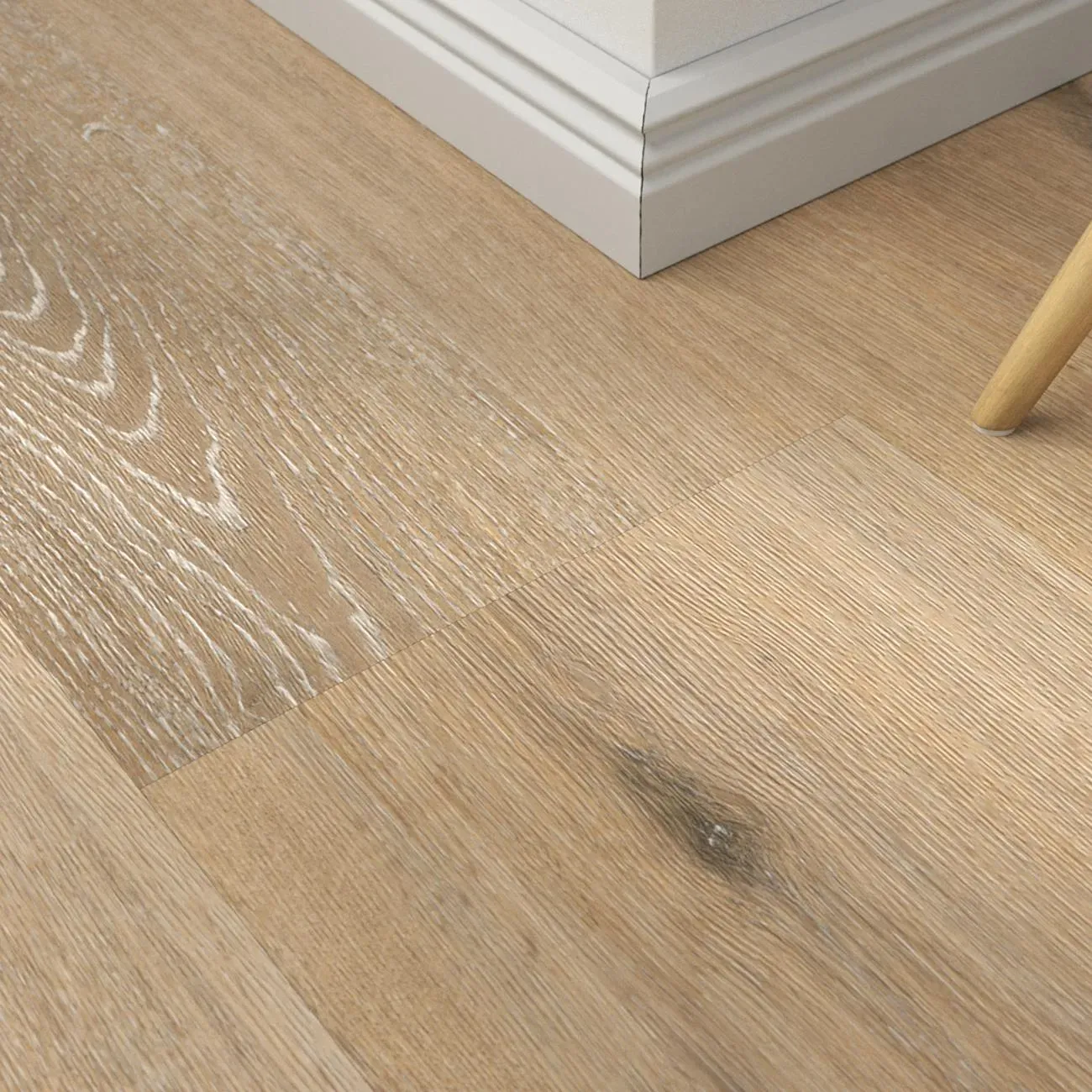 Klebe-Vinyl Joy Oak Tender – inkl. Dämmung & Fußleisten