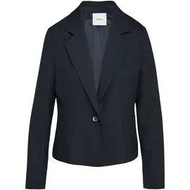 S.Oliver BLACK LABEL, Jackenblazer gepunktet, casual, tailliert taillenbedeckt, tiefer V-Ausschnitt, Langarm, Blazer mit großen Taschen, 42