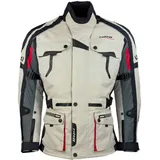 ROLEFF RACEWEAR Roleff RO537 Motorradjacke sand-schwarz-rot