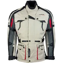 ROLEFF RACEWEAR Roleff RO537 Motorradjacke sand-schwarz-rot