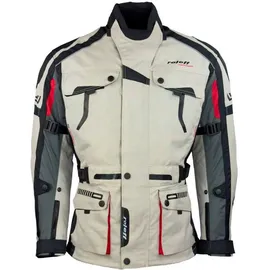 ROLEFF RACEWEAR Roleff RO537 Motorradjacke sand-schwarz-rot