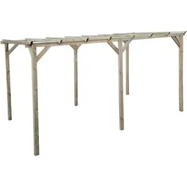 Habitat et Jardin Sunny Carport 3,00 x 5,00 m Braun