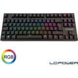 LC-POWER - keyboard - TKL - QWERTZ - German - black - Gaming Tastaturen - Deutsch - Schwarz
