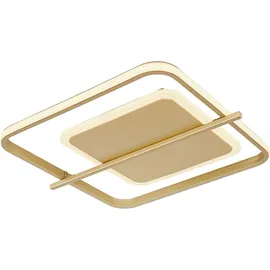 GLOBO Deckenleuchte 1x LED 36W eckig goldfarben