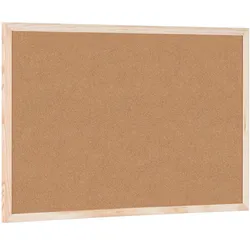 Bi-Office Basic Korktafel - 60x40cm, Kieferrahmen