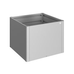 BIOHORT Hochbeet, 0,695 l, quadratisch - silberfarben