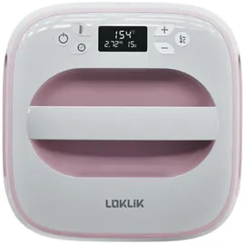 loklik Easy Heat Press Pink, Weiß, 1200 W, 3,6