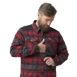 Helikon-Tex Winter Warden Shirt Slate Crimson plaid, Größe M
