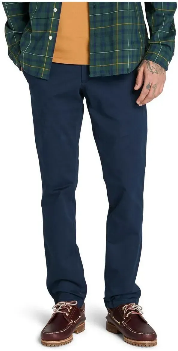 Timberland Mens Twill Chino Pant (slim) dark sapphire 31W 32L