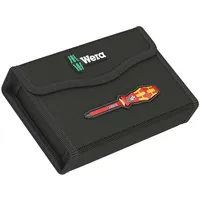 WERA Textile Box Kraftform Kompakt VDE 17 extra slim 1, leer, schwarz, 24 x 14,8 x 4,7 cm