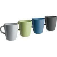 Brunner Mug Set 0,3 l Grau/Weiß 4 St.