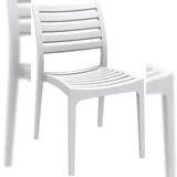 CLP Ares Gartenstuhl 48 x 58 x 82 cm weiß