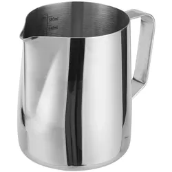 METRO Professional Latte Art Milchkanne mit Füllstrich, Edelstahl, 600 ml
