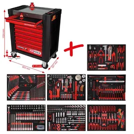 KS Tools Performanceplus Werkstattwagen-Satz P10 mit 397 Werkzeugen