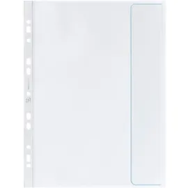 Oxford Prospekthülle XXL mit Klappe rechts offen A4 PP transparent 90my VE=10 Stück
