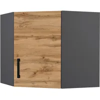 Kochstation Eckhängeschrank »KS-Toronto, Breite 60 x 60 cm«, grau