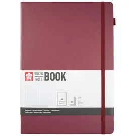 Sakura Notizbuch liniert A4 Maulbeere