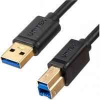 Unitek C14095BK USB-A auf USB 3.0 Drucker Kabel 2m (2 m, USB 3.0), USB Kabel
