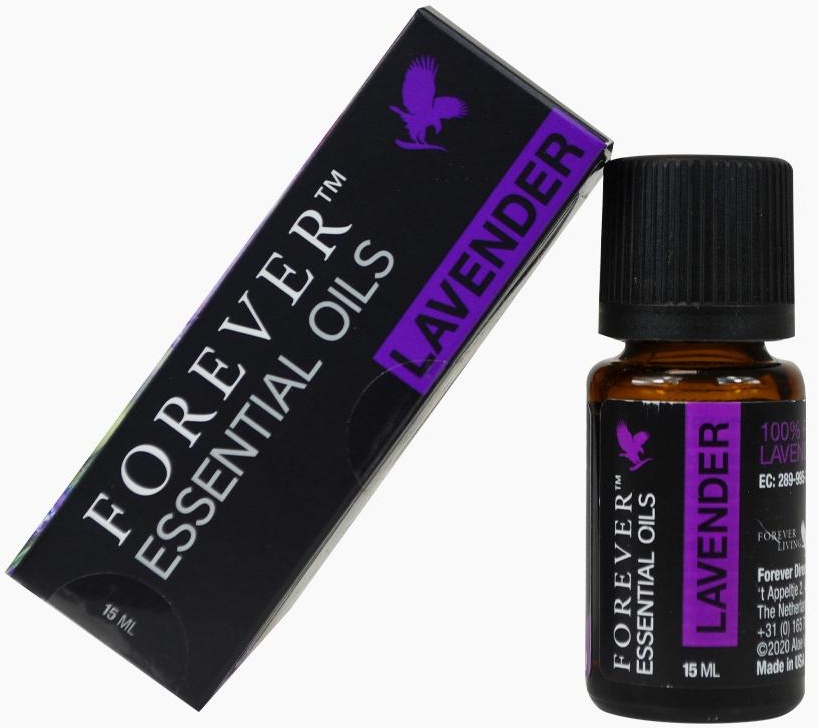 FOREVER Essential Oils Lavender, Lavendelöl zur Beruhigung und erholsamen Schlaf (15 ml)