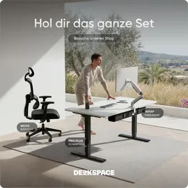 deskspace Schreibtisch Pro Plus Schwarz / Weiß