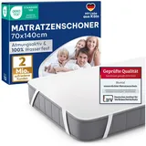Blumtal Blumtal® Matratzenschoner 70x140 cm - Oeko-Tex zertifizierte Inkontinenzunterlage waschbar - wasserdichte Matratzenauflage 70x140 -Matratzenschutz wasserdicht -Matratzenschoner 70x140 Baby wasserdicht