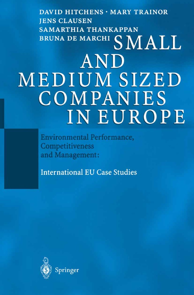 Small And Medium Sized Companies In Europe - David Hitchens  Mary Trainor  Jens Clausen  Samarthia Thankappan  Bruna de Marchi  Kartoniert (TB)