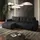 lookway Ecksofa ASTON mit Schlaffunktion Schwarz