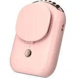 Leiser Usb-nackenventilator Mit Kosmetikspiegel, 3 Geschwindigkeitsstufen, Tragbar Für Spaziergänge, Angeln Und Fitness